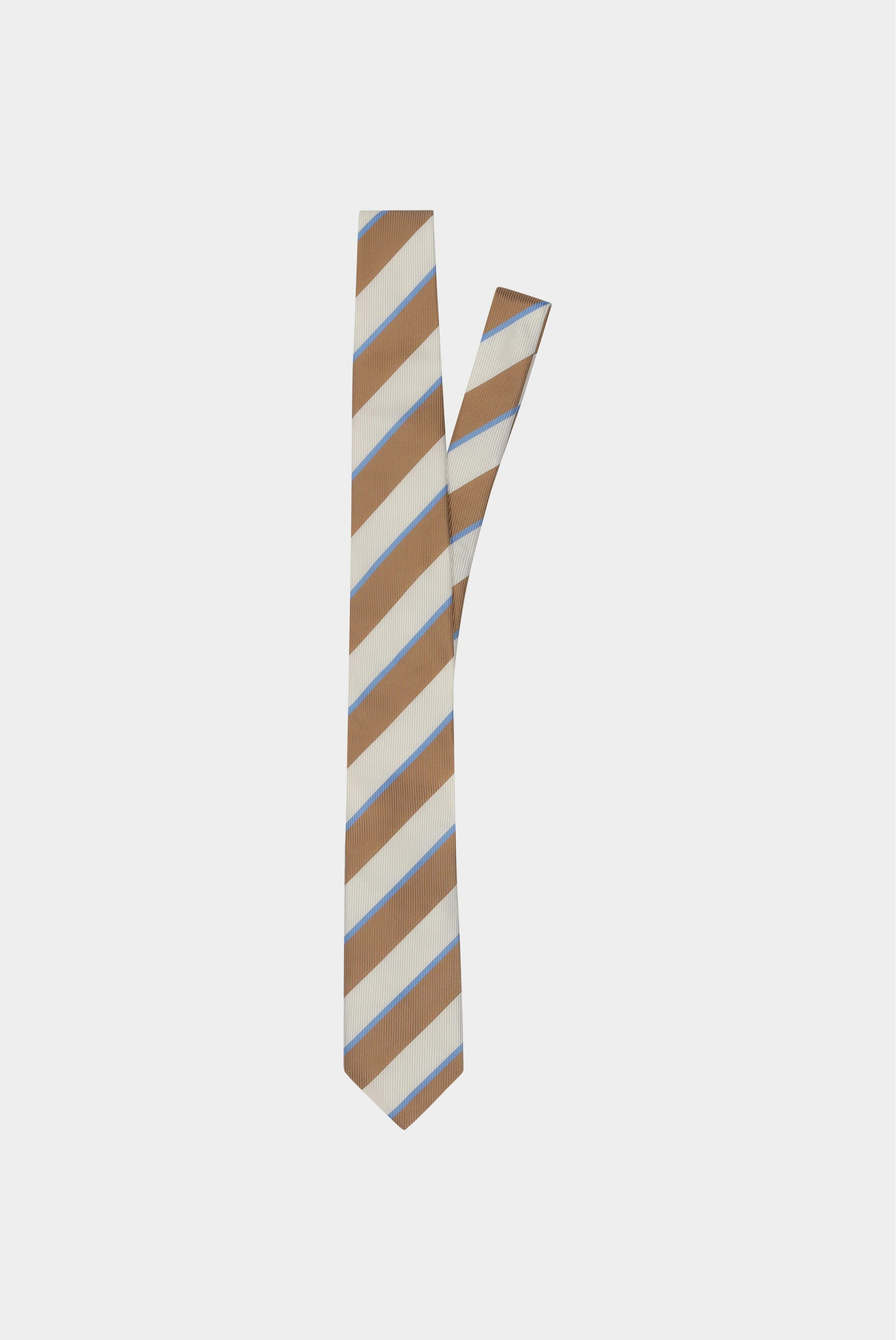 Gestreifte Seidenjacquard-Krawatte günstig online kaufen