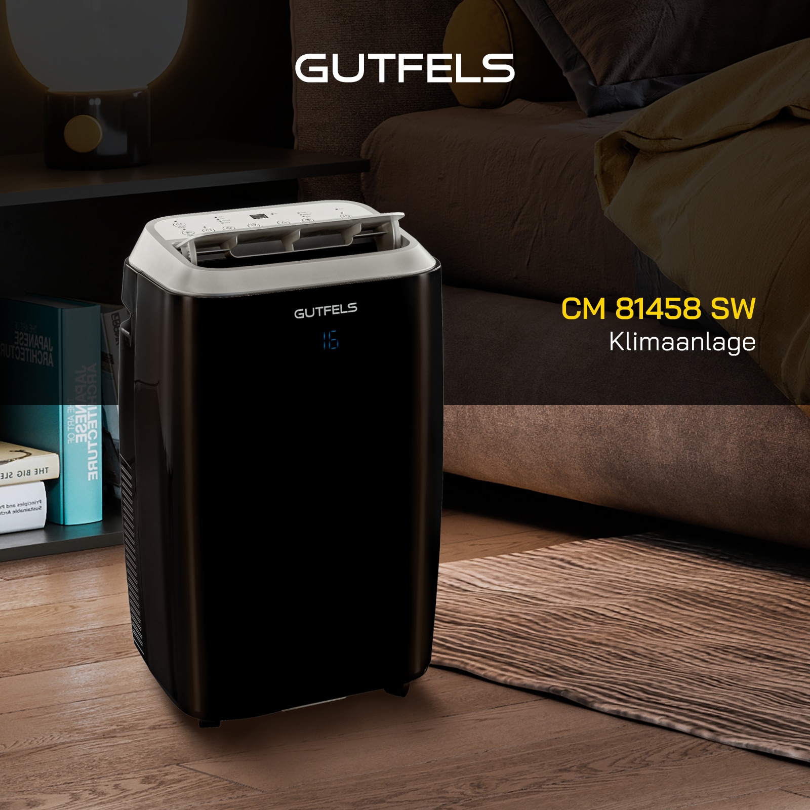 Gutfels 4-in-1-Klimagerät »CM 81458 sw«, Luftkühlung - Entfeuchtung - Heize günstig online kaufen