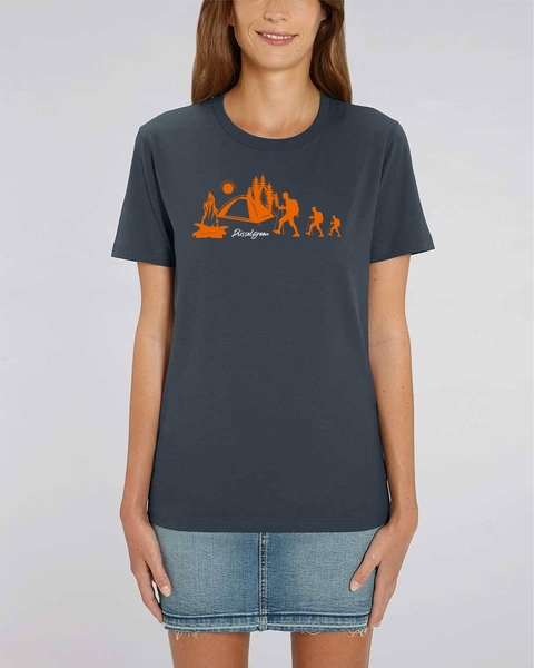 Camping, Camper, Camp, Lagerfeuer Tshirt Aus Bio Baumwolle günstig online kaufen