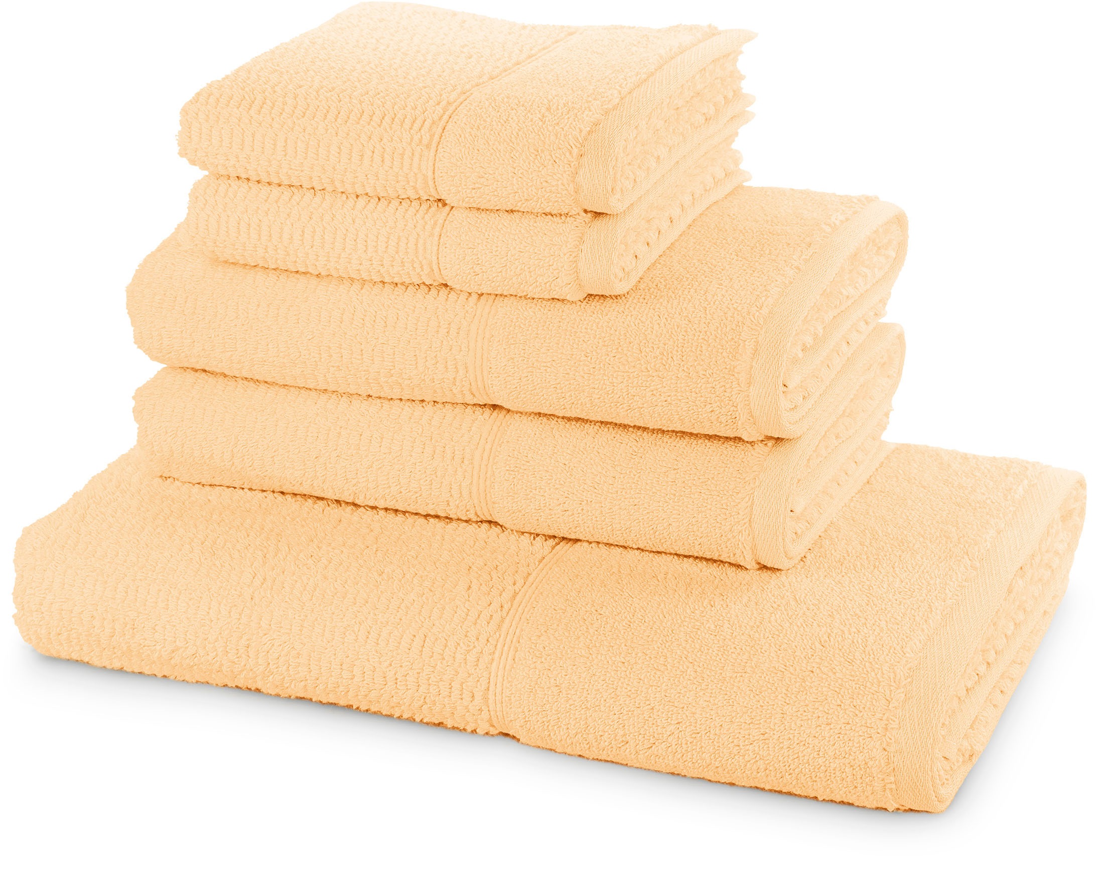 Möve for frottana Handtuch Set »Pearl«, 5 tlg., Walkfrottier, 5tlg.-Set 2xG günstig online kaufen