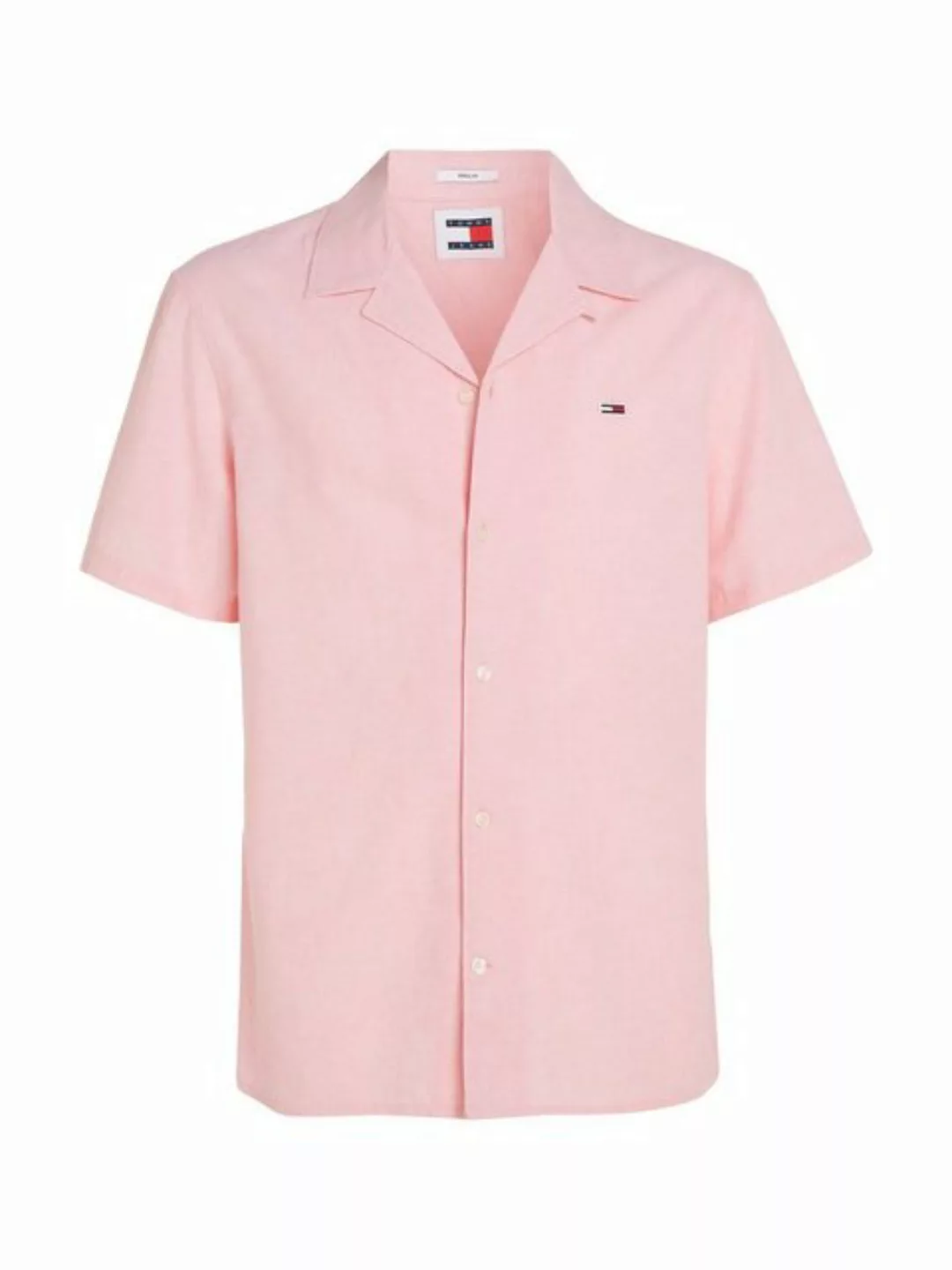 Tommy Jeans Kurzarmhemd TJM LINEN BLEND CAMP SHIRT EXT günstig online kaufen