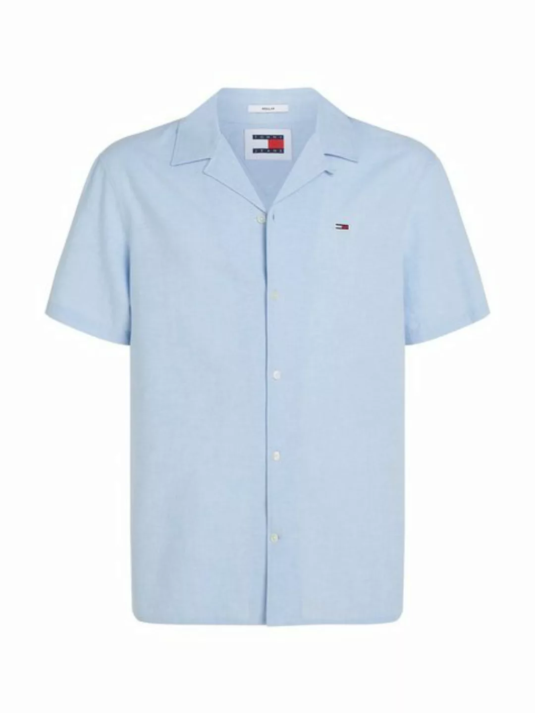 Tommy Jeans Kurzarmhemd TJM LINEN BLEND CAMP SHIRT EXT günstig online kaufen