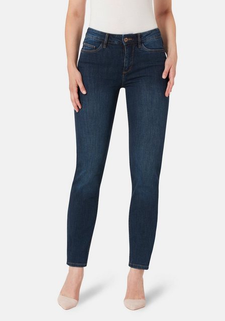 STOOKER WOMEN Straight-Jeans Zermatt Stretch - Straight Fit - Mid Blue Deni günstig online kaufen