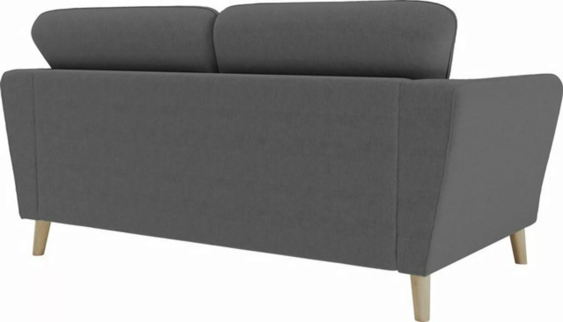 Home affaire 2-Sitzer MARSEILLE Sofa 170 cm, mit Massivholzbeinen aus Eiche günstig online kaufen