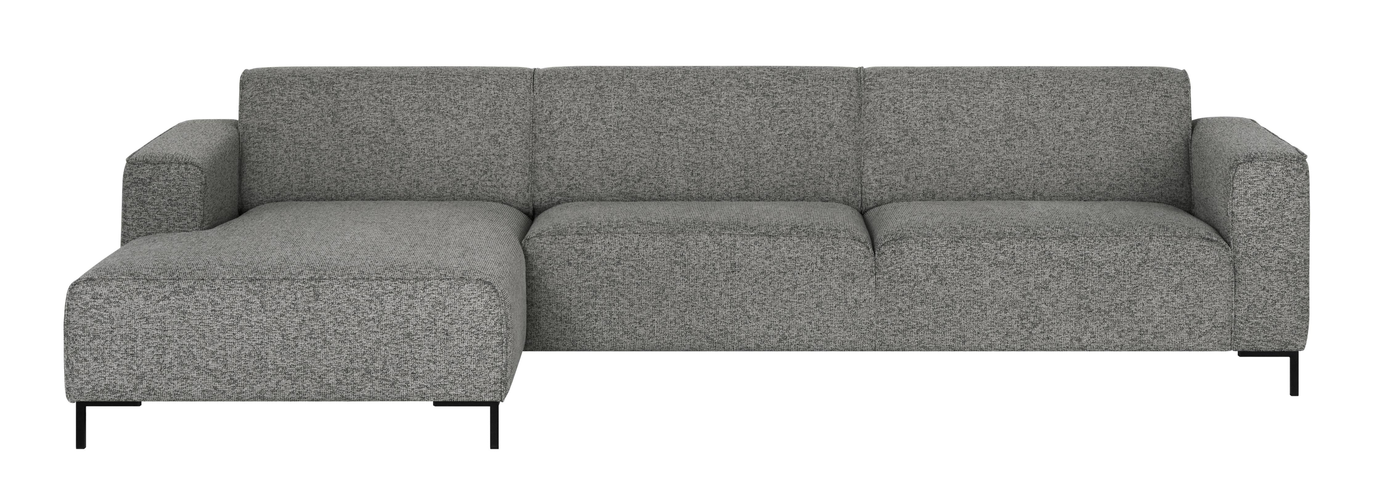 NADUVI Collection | Ecksofa Gionni links 3-Sitzer Chenille günstig online kaufen