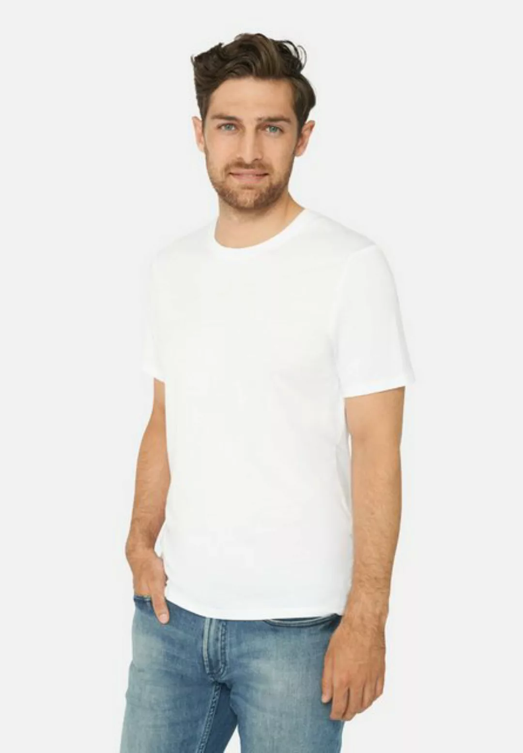 DANISH ENDURANCE T-Shirt Crew Herren (2er-Pack) aus Modal & Baumwolle, leic günstig online kaufen