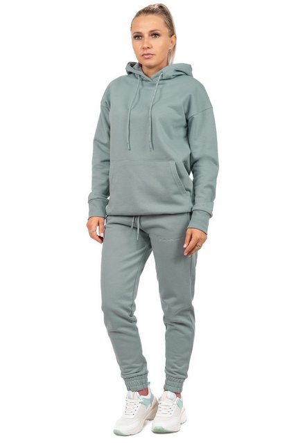 Reichstadt Kapuzenpullover Basic Oversize Damen Hoodie 23RSW038 Grey M mit günstig online kaufen