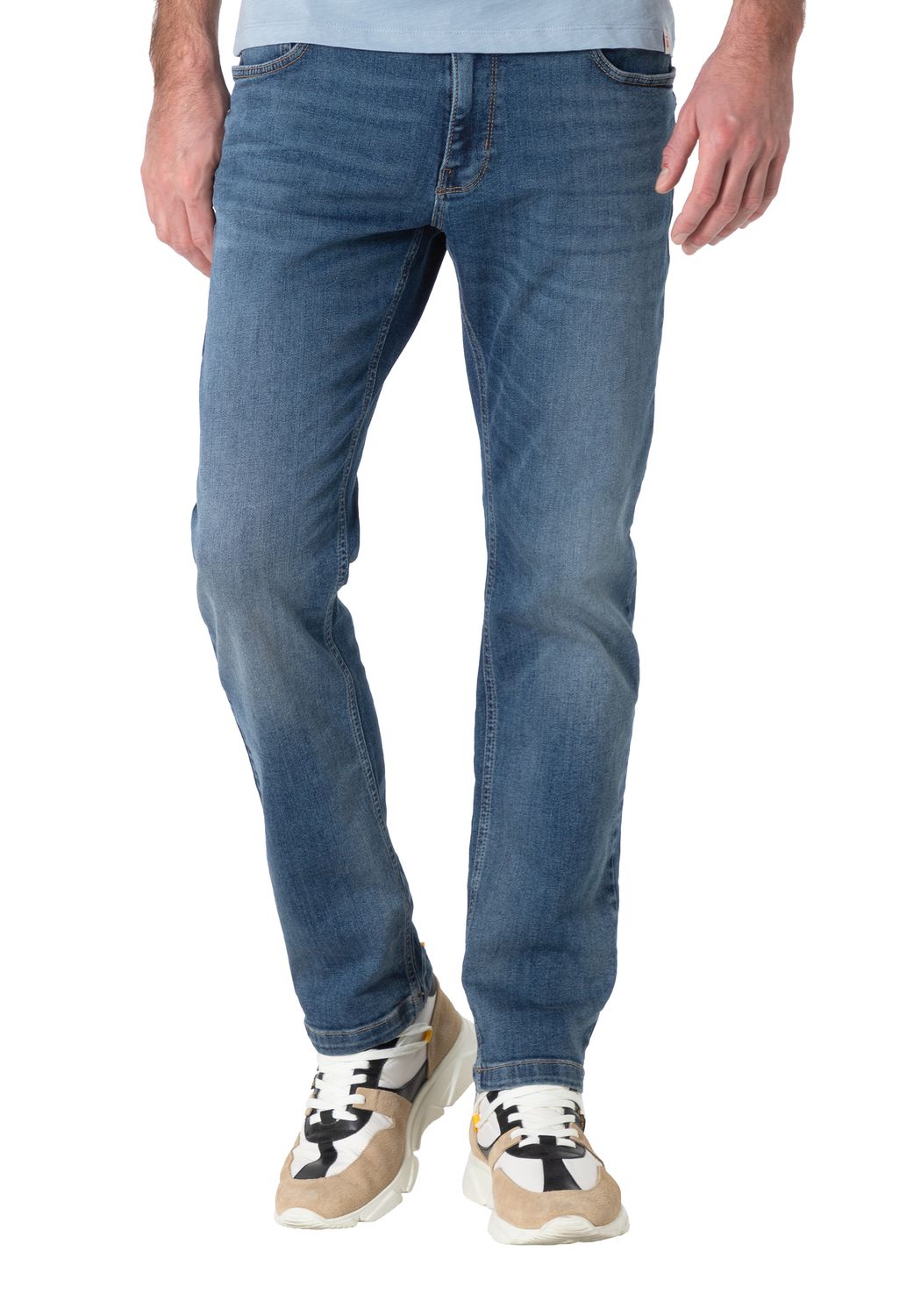 TIMEZONE Herren Jeans SLIM EDUARDOTZ - Slim Fit - Blau - Posh Blue Wash günstig online kaufen