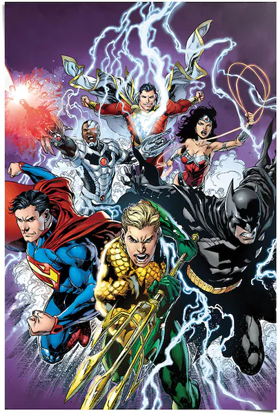 Reinders! Poster »Justice League Treffer«, (1 St.) günstig online kaufen