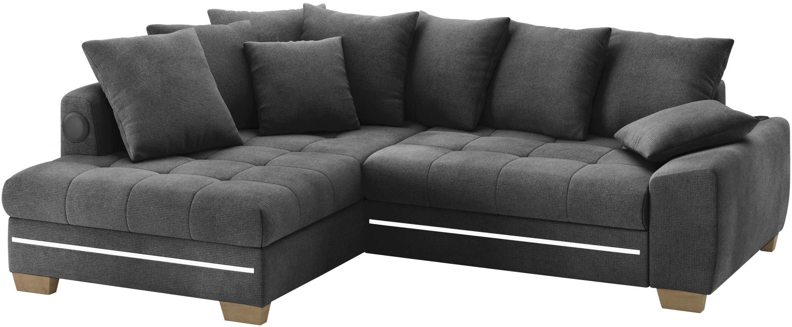 Mr. Couch Ecksofa "Nikita II, L-Form", RGB-LED, Bluetooth-Soundsystem, wahl günstig online kaufen