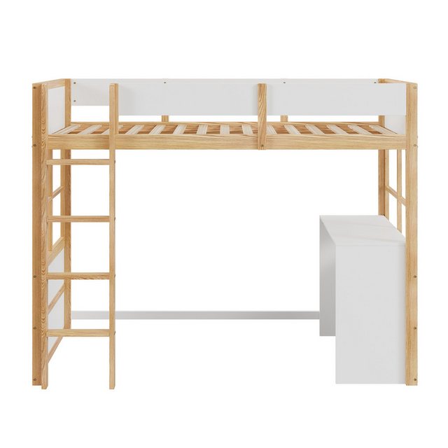 REDOM Kinderbett Hochbett aus Holz, Einzelbett Funktionsbett Holzbett (mit günstig online kaufen