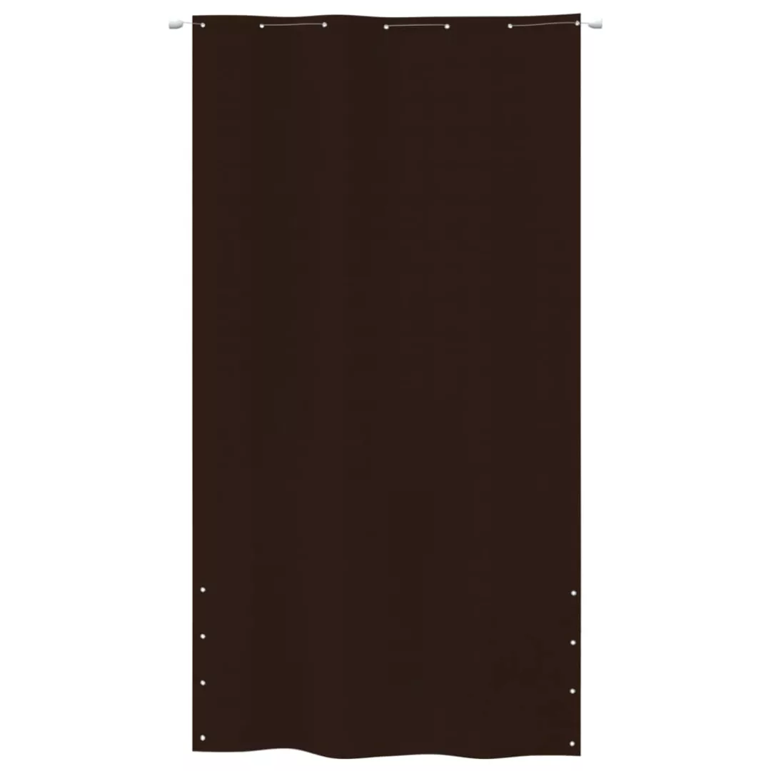 Vidaxl Balkon-sichtschutz Braun 140x240 Cm Oxford-gewebe günstig online kaufen