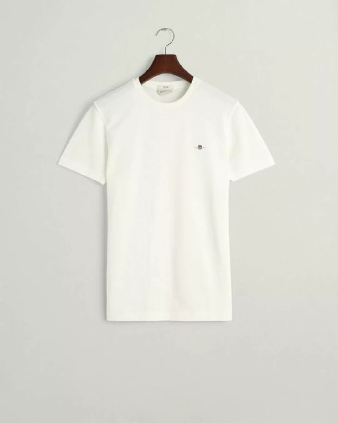 Gant T-Shirt SLIM PIQUE SS T-SHIRT aufgestickte GANT-Wappengrafik auf der B günstig online kaufen