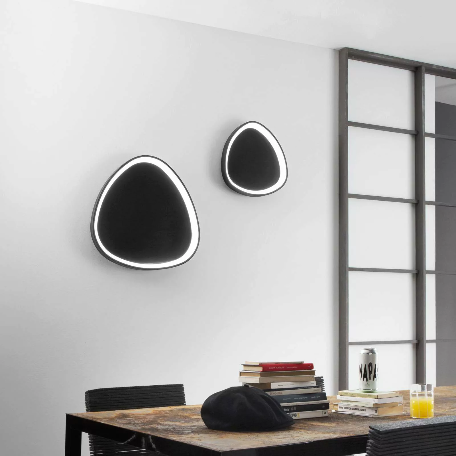 LED Wand- und Deckenleuchte Klapton in Schwarz 40W 4600lm günstig online kaufen