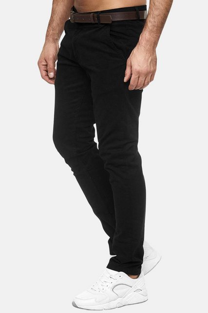 Elara Chinohose Elara Herren Chino Hosen Gürtel Elegant (1-tlg) günstig online kaufen