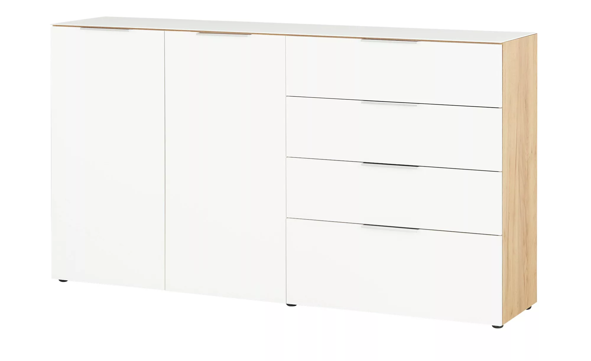 GERMANIA Sideboard "Oakland", in 2 Breiten, Fronten und Oberboden mit Glasa günstig online kaufen