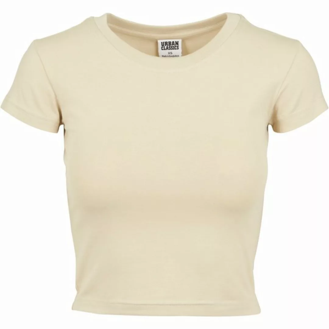 URBAN CLASSICS T-Shirt Urban Classics Damen Ladies Stretch Jersey Cropped günstig online kaufen