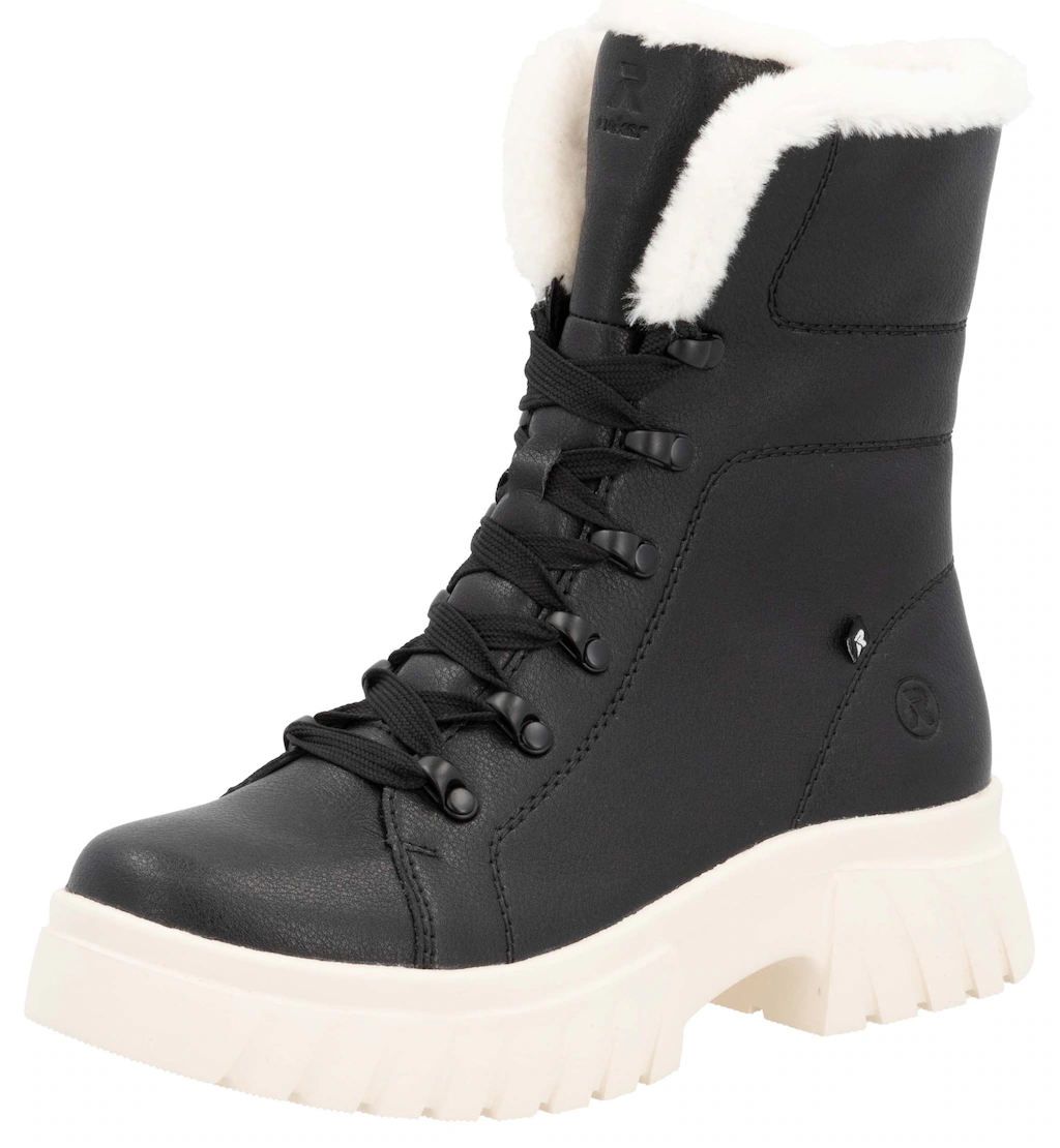 Rieker EVOLUTION Winterboots, Schnürboots, Plateaustiefelette, Profilsohle, günstig online kaufen