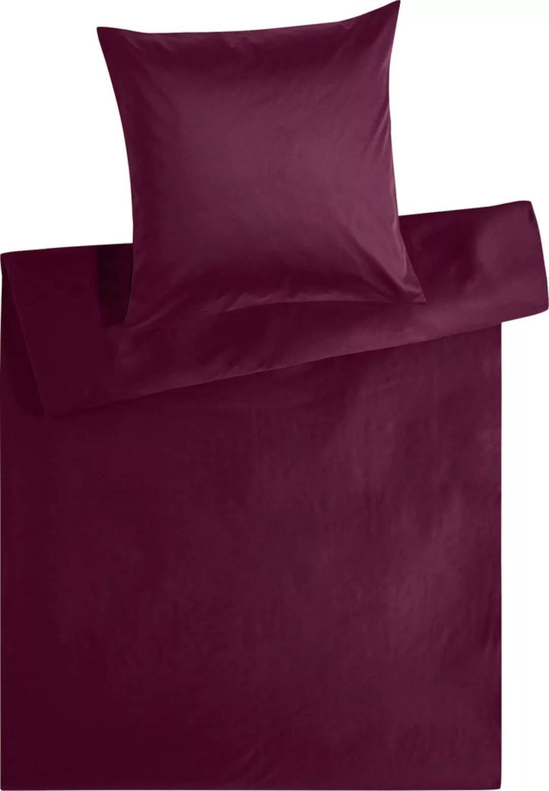 Kneer Bettwäsche »Edel-Satin Uni in 135x200, 155x220 oder 200x200 cm«, (2 t günstig online kaufen