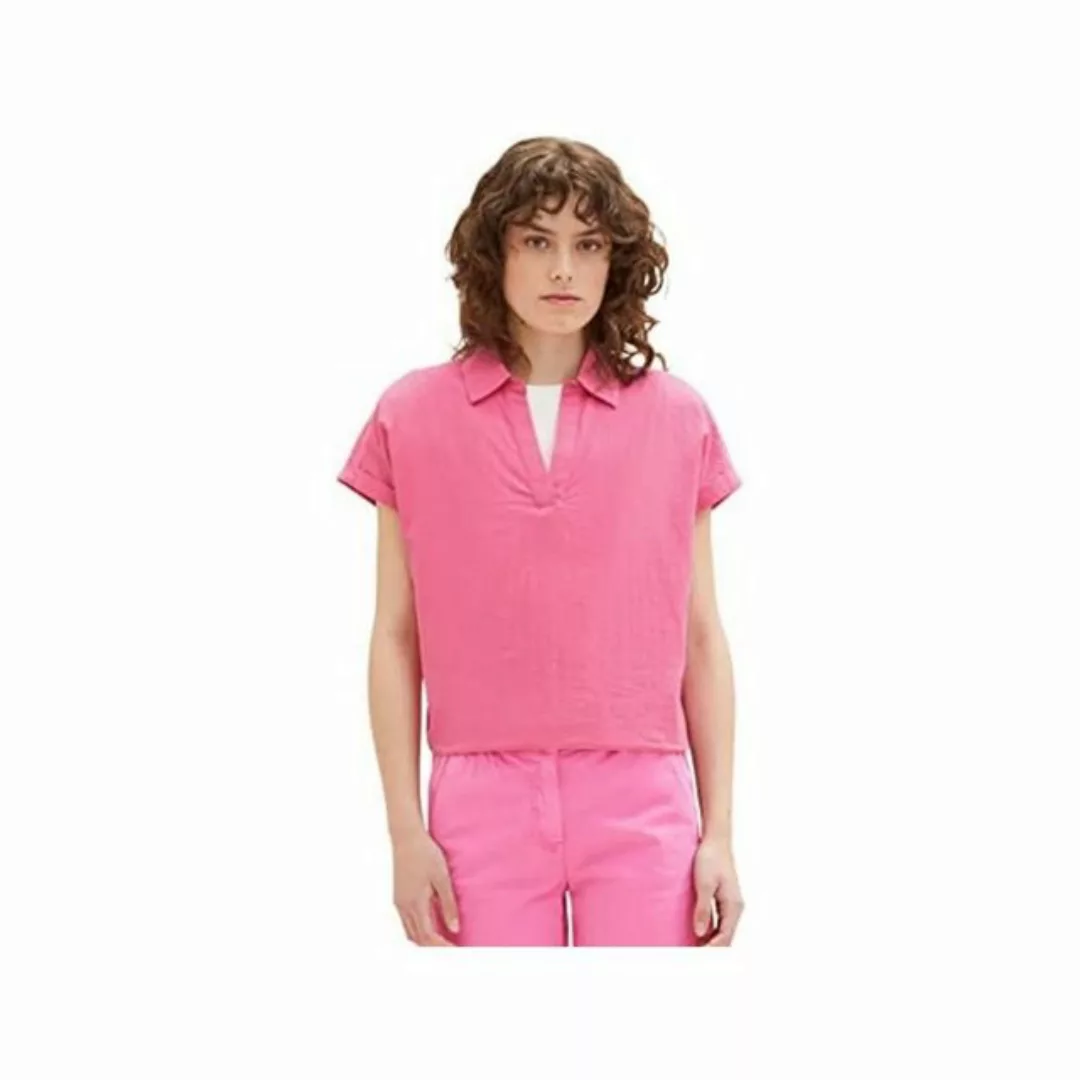 TOM TAILOR Kurzarmbluse pink (1-tlg) günstig online kaufen