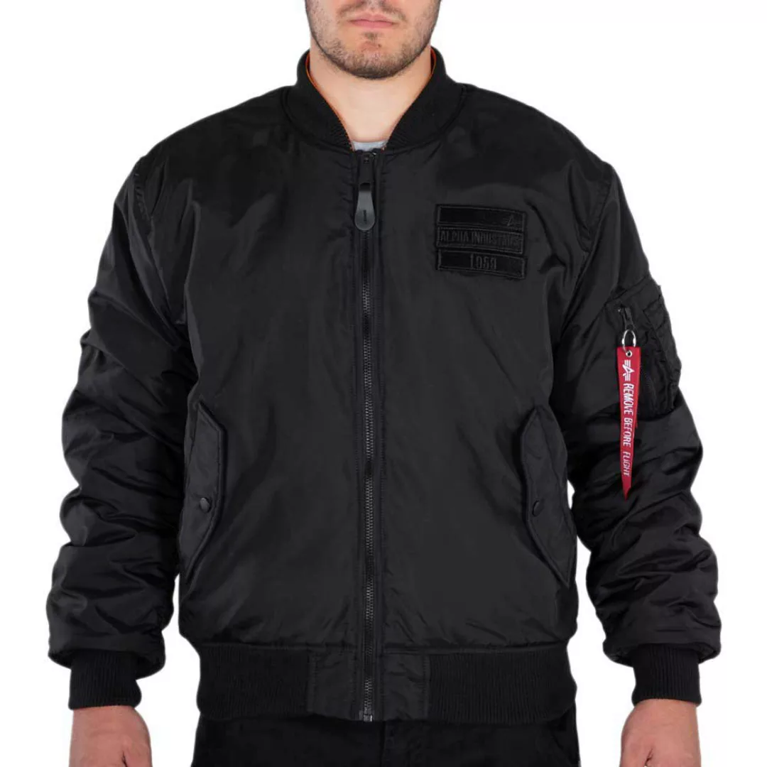 Alpha Industries Ma-1 Flc Reversible Jacke XL Black / Orange günstig online kaufen