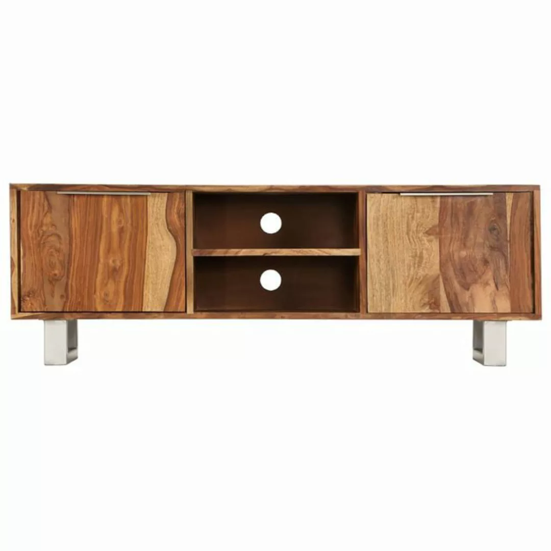 Tv-schrank Massivholz Mit Honig-finish 118 X 30 X 40cm günstig online kaufen