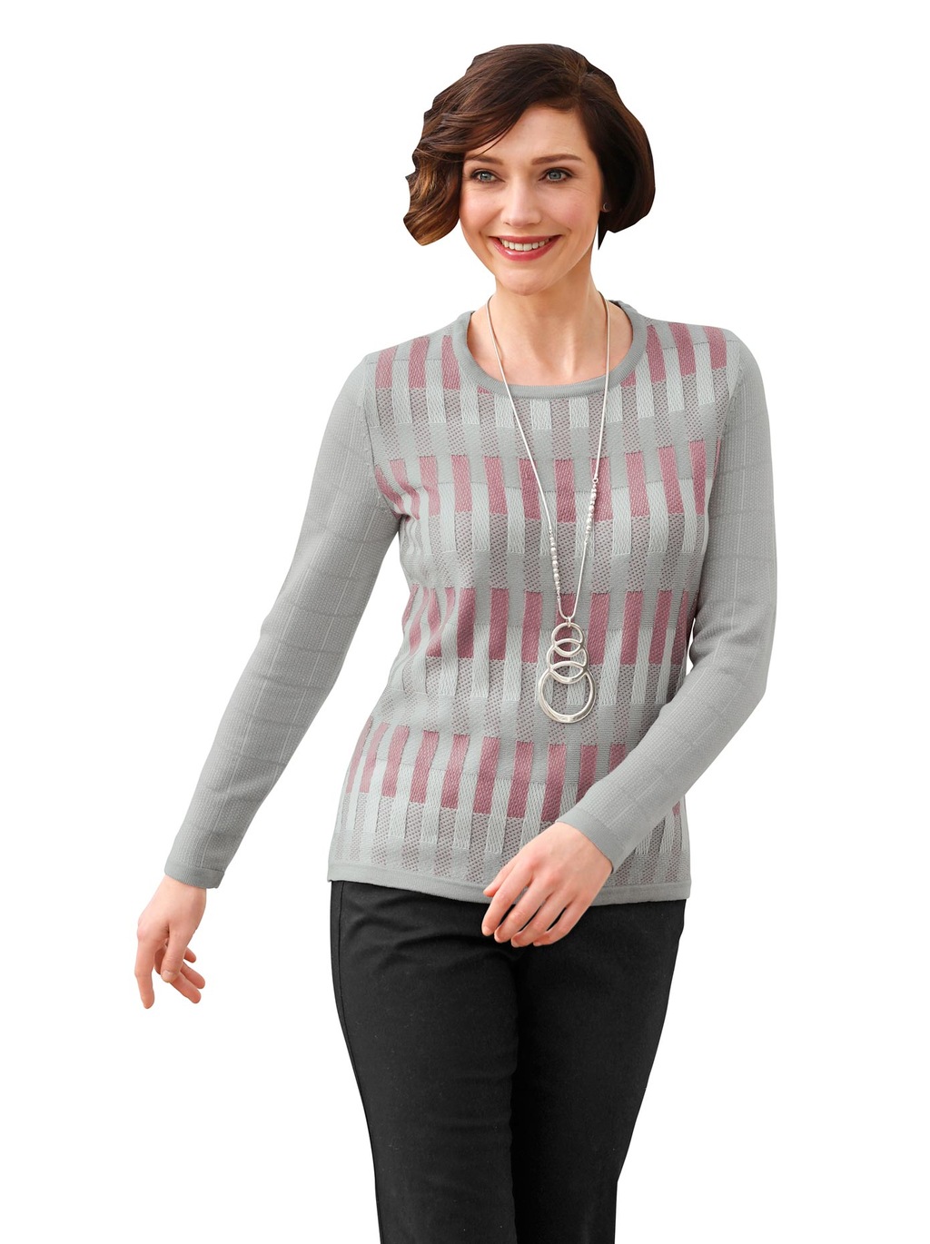 Casual Looks Rundhalspullover "Pullover" günstig online kaufen