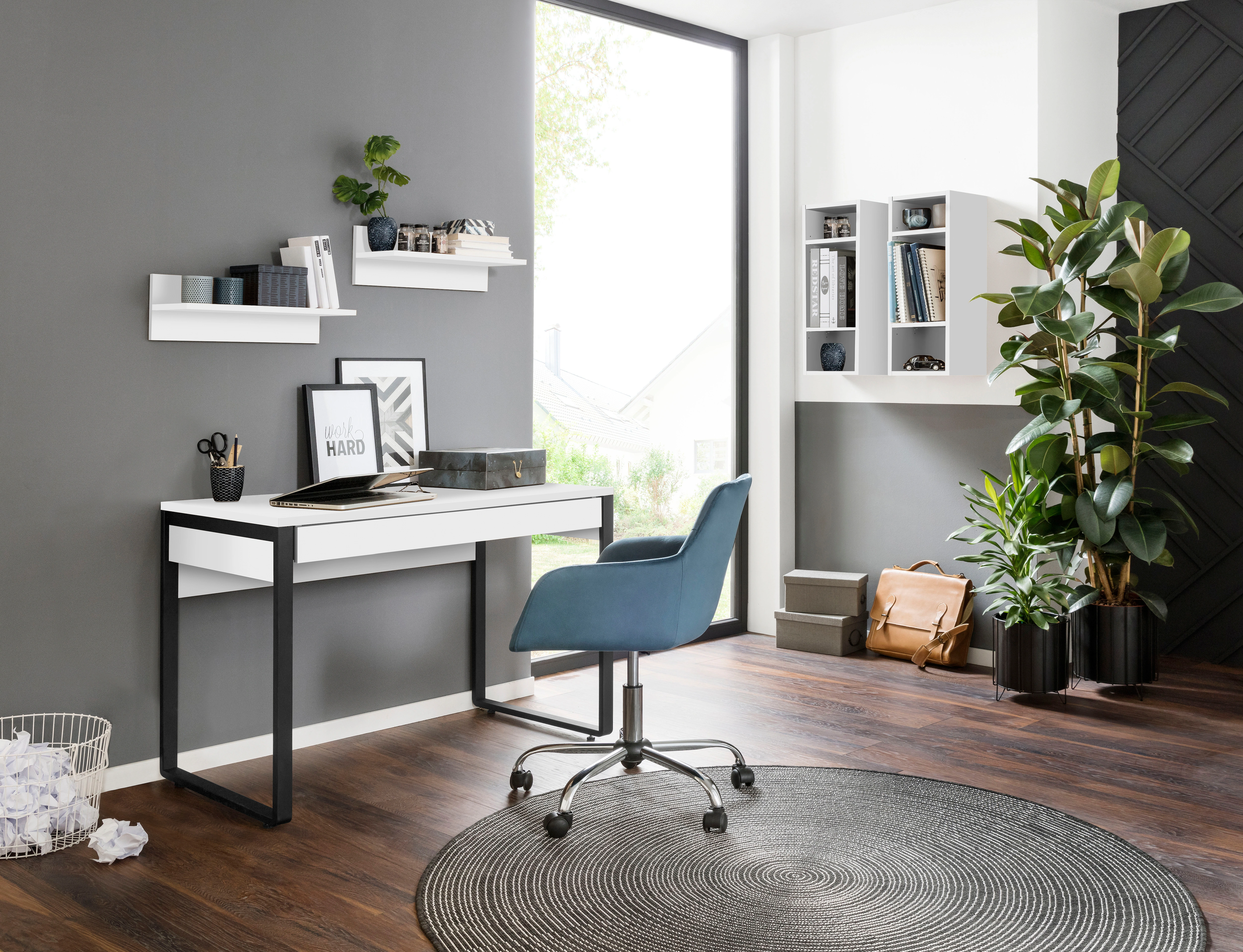 Places of Style Schreibtisch "Moid, Computertisch im modernen Design," günstig online kaufen