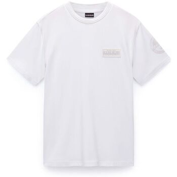 Napapijri  T-Shirts & Poloshirts S-AMUNDSEN 1 - NP0A4IN8-2061 WHITE HERON günstig online kaufen