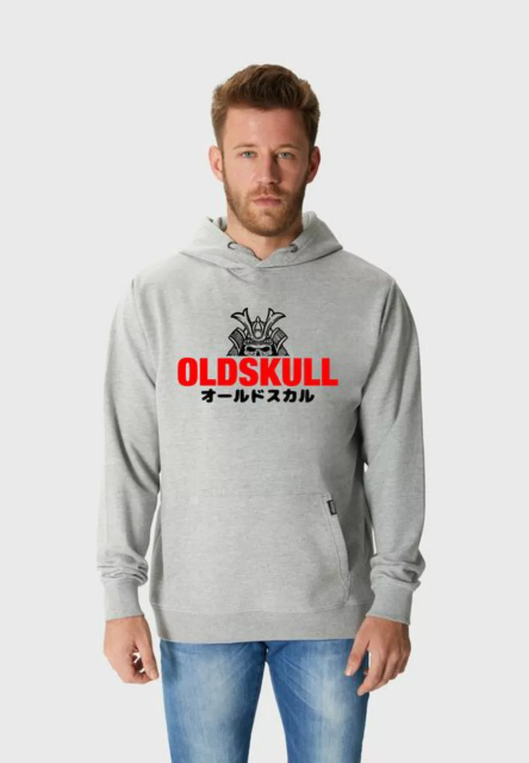 Oldskull Hoodie Basic Classic Samurai Logo günstig online kaufen