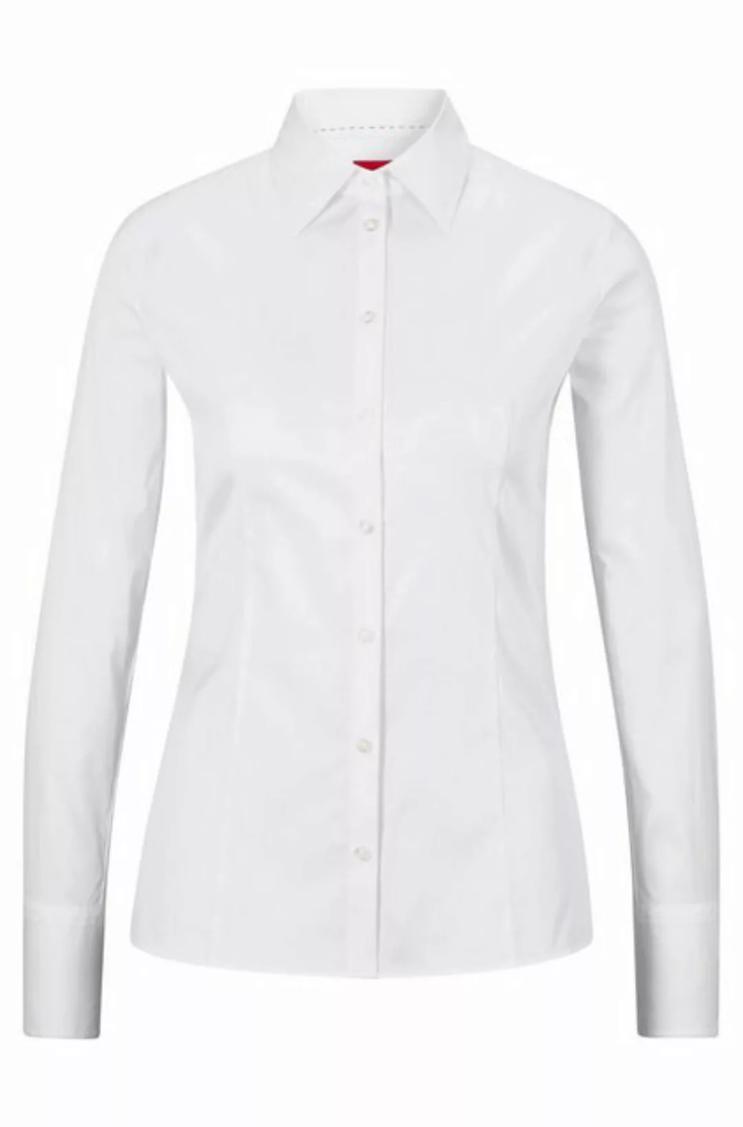 HUGO Blusenshirt The Fitted Shirt 10211515 01, White günstig online kaufen