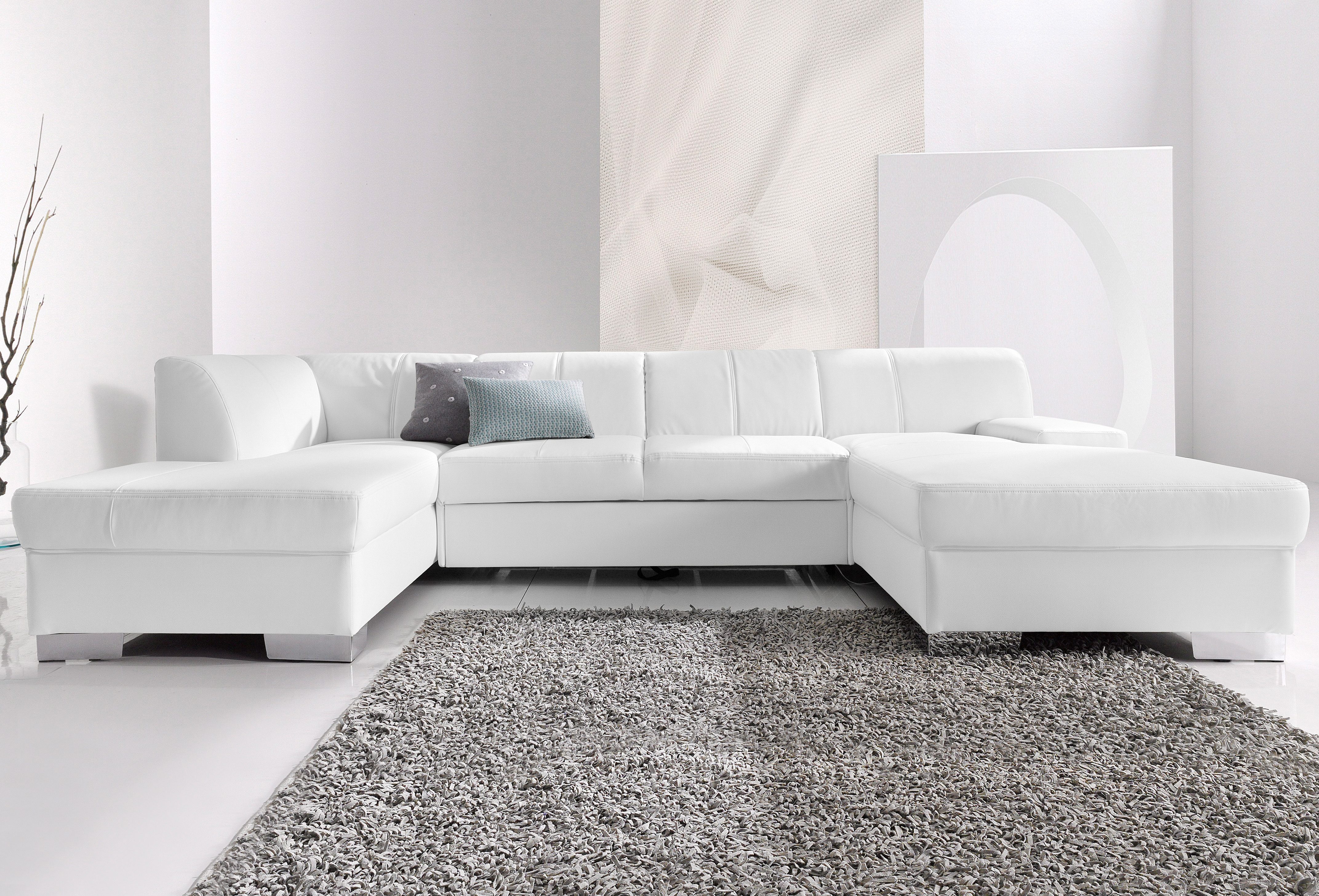 DOMO collection Wohnlandschaft "Star, zeitlose Formensprache, elegante Opti günstig online kaufen