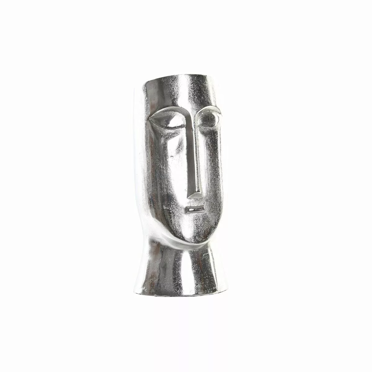 Vase Dkd Home Decor Gesicht Silberfarben Aluminium Moderne (17 X 16 X 36 Cm günstig online kaufen