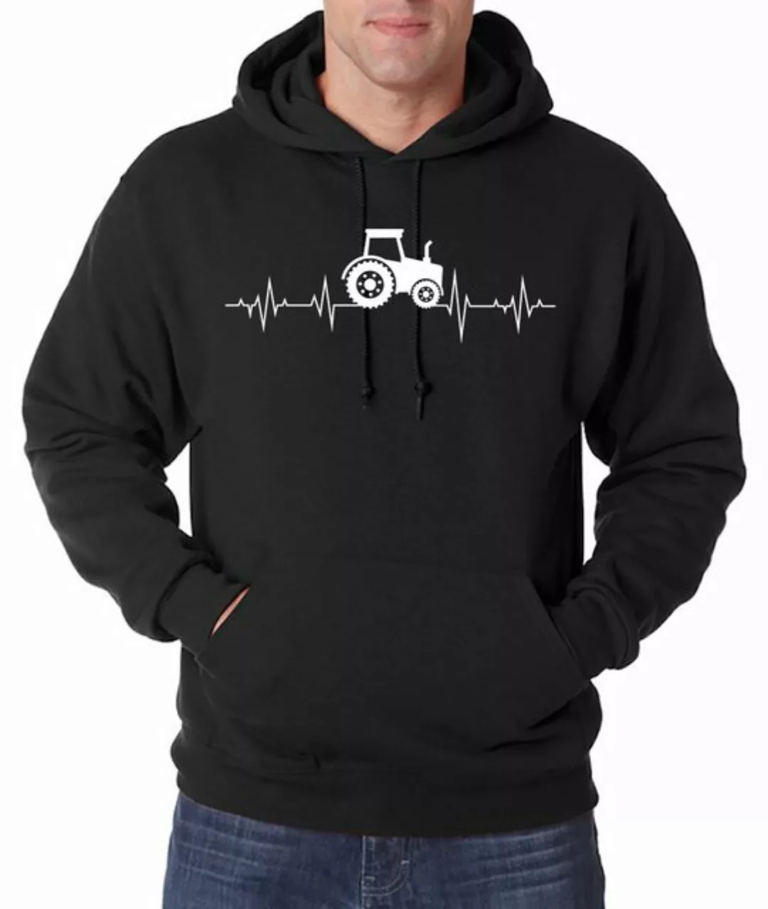 Youth Designz Kapuzenpullover Heartbeat Traktor Herren Hoodie Pullover mit günstig online kaufen