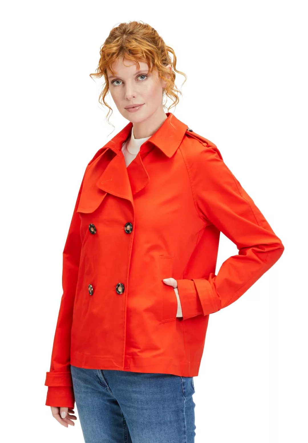 Amber & June Blouson im Trenchcoat-Look günstig online kaufen
