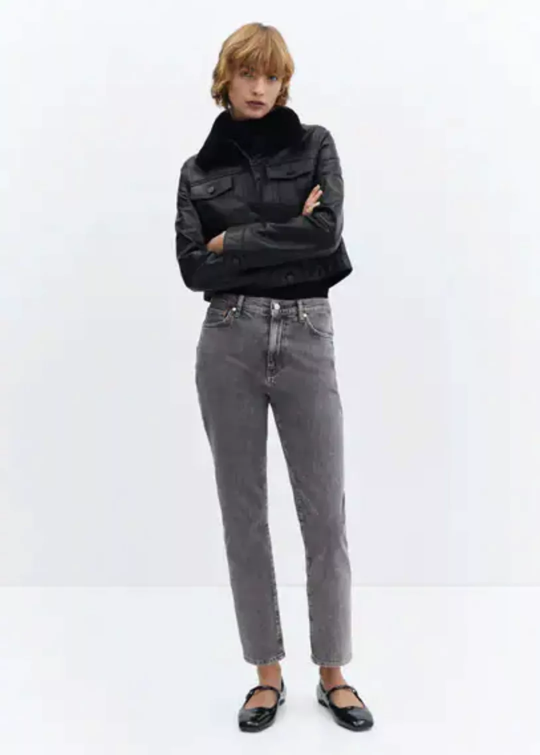 Slim Jeans in Cropped-Länge günstig online kaufen