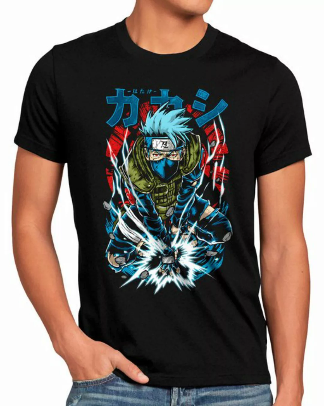 style3 Print-Shirt Herren T-Shirt Kakashi Power kakashi sasuke shikamaru na günstig online kaufen