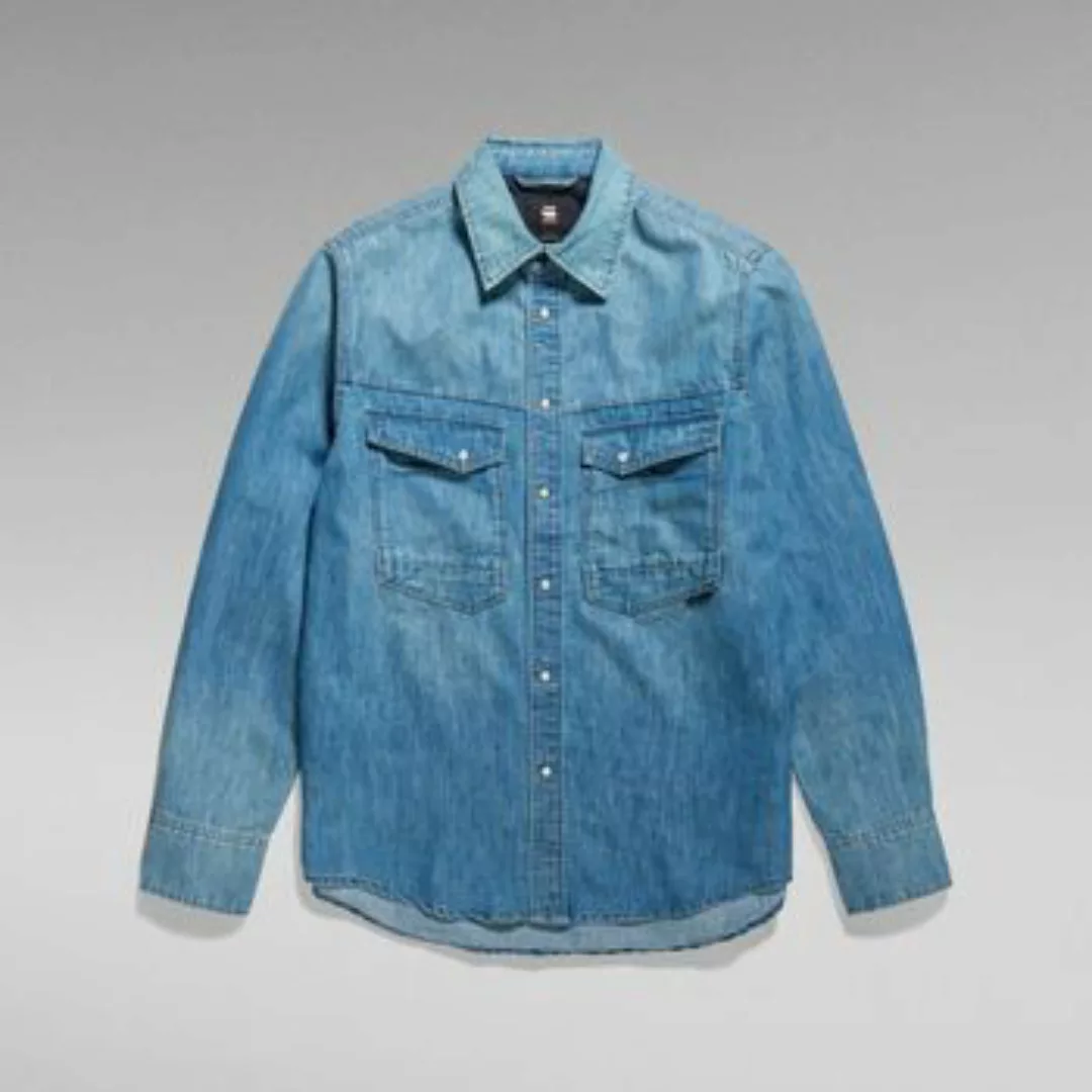 G-Star Raw  Hemdbluse D23006 D303 DAKOTA SHIRT-B890 FADED CADET BLUE günstig online kaufen