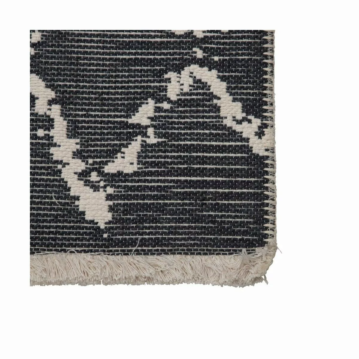 Teppich 80 X 150 Cm Grau Beige Baumwolle günstig online kaufen
