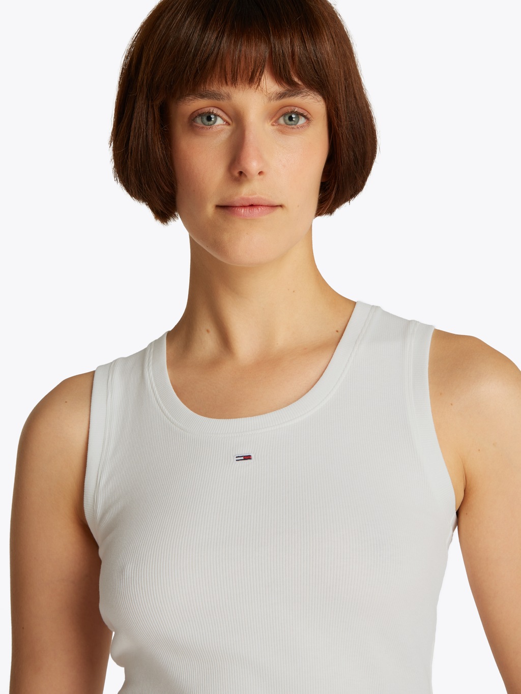 Tommy Jeans Curve Tanktop "TJW ESSENTIAL RIB TANK EXT", in Großen Größen, R günstig online kaufen