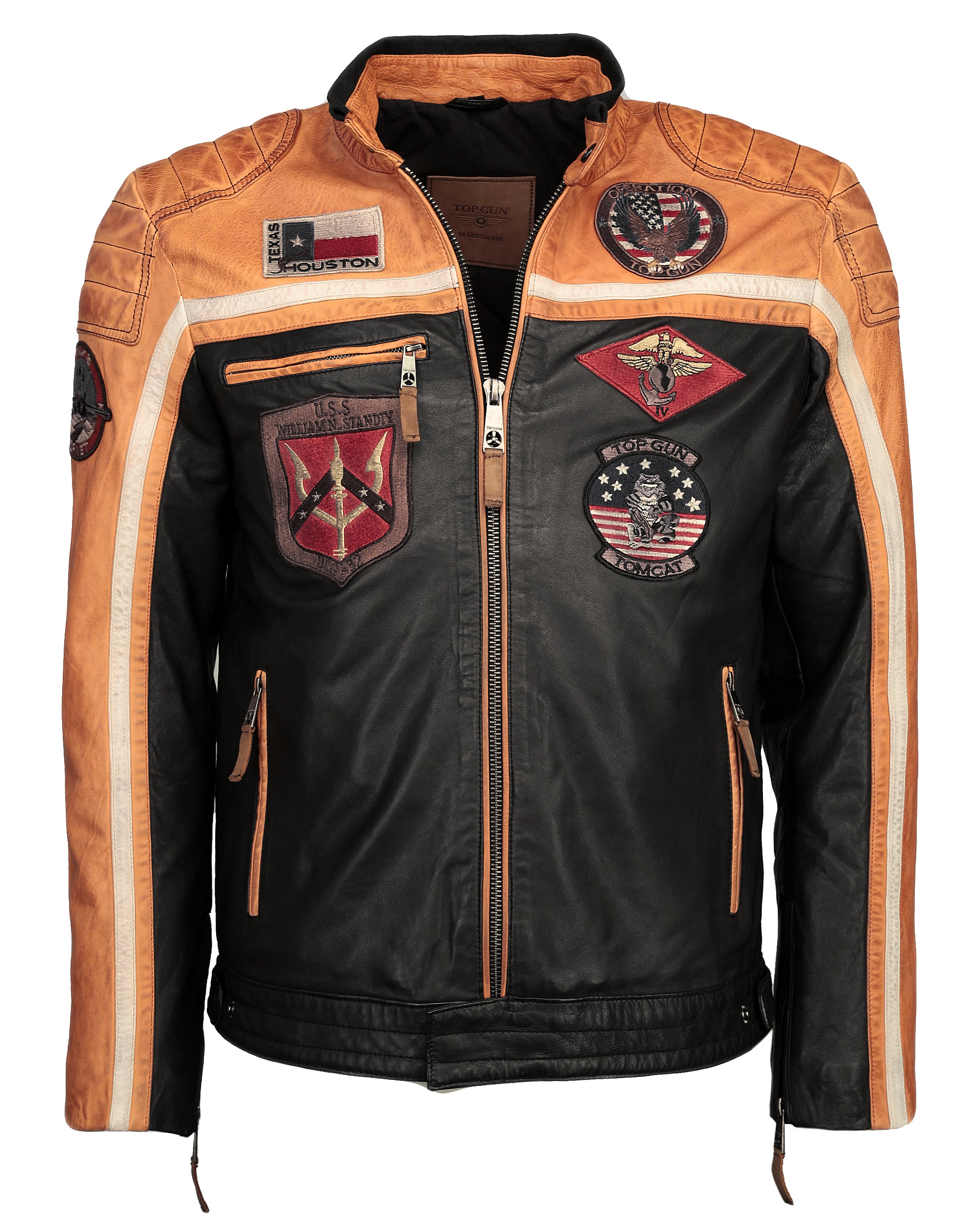 TOP GUN Lederjacke "TGJ1005" günstig online kaufen