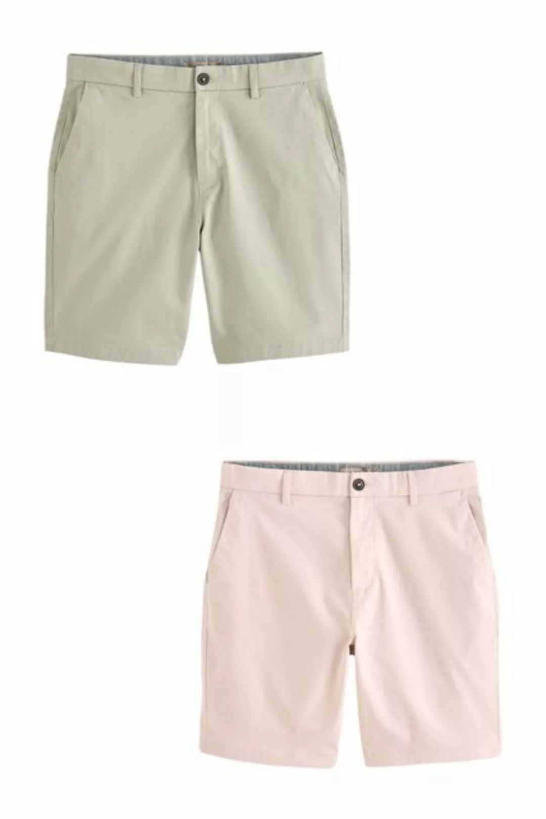 Next Chinoshorts 2er-Pack Slim Fit Chinoshorts mit Stretch (2-tlg) günstig online kaufen