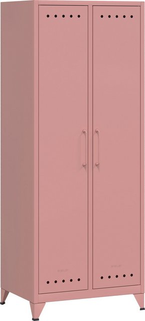 Bisley Aktenschrank Fern Maxi Kleiderschrank in Pastellpink - Maße: H 180 x günstig online kaufen