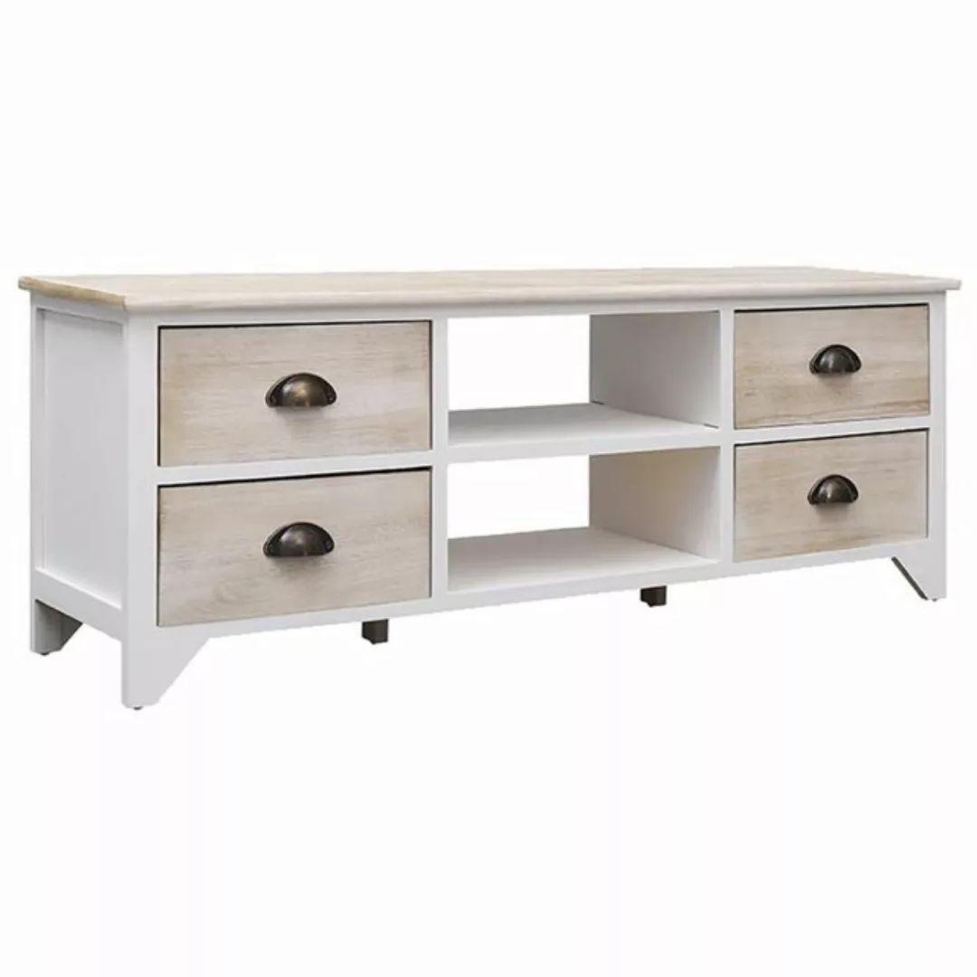 vidaXL TV-Schrank TV-Schrank 108x30x40 cm Massivholz Paulownia Lowboard günstig online kaufen