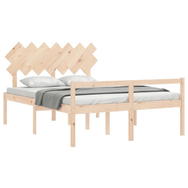 furnicato Bett Seniorenbett mit Kopfteil 140x190 cm Massivholz (1-tlg) günstig online kaufen