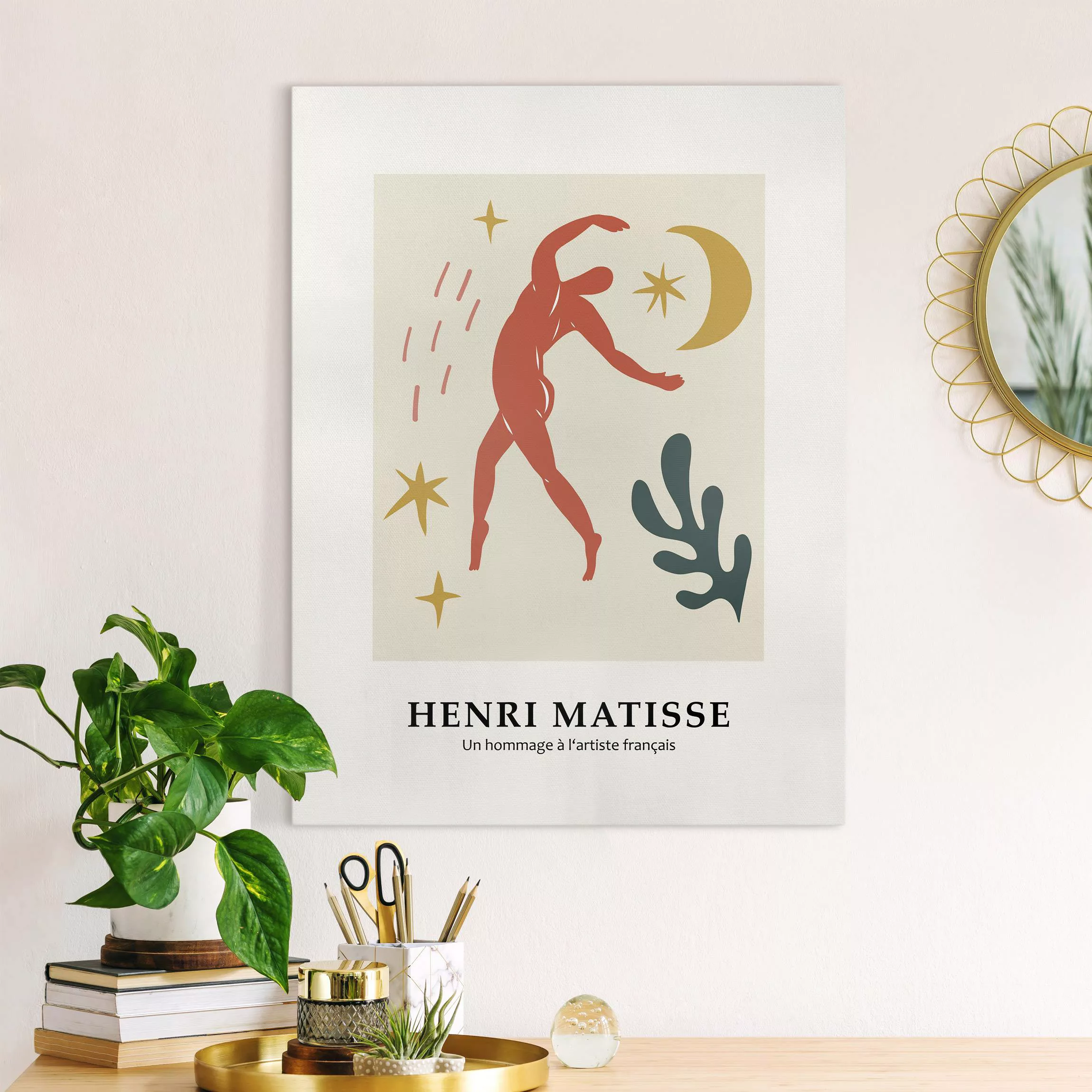 Leinwandbild Matisse Hommage - Sternentanz günstig online kaufen