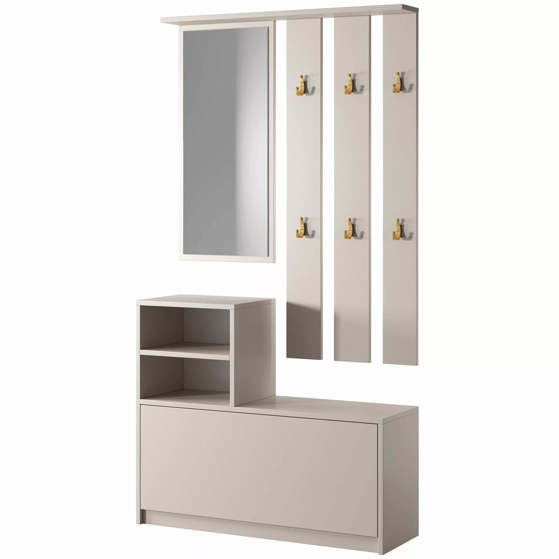 Selsey Garderoben-Set YESFIR, Flurmöbel-Set mit Schuhschrank günstig online kaufen