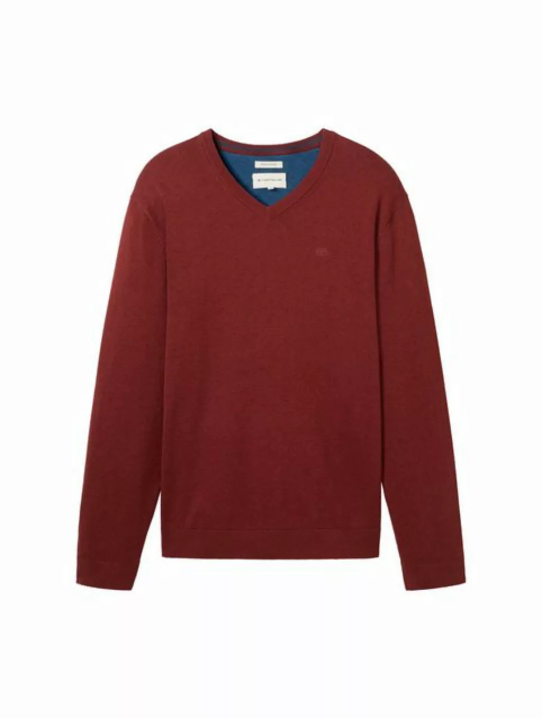 TOM TAILOR Strickpullover basic v-neck knit günstig online kaufen