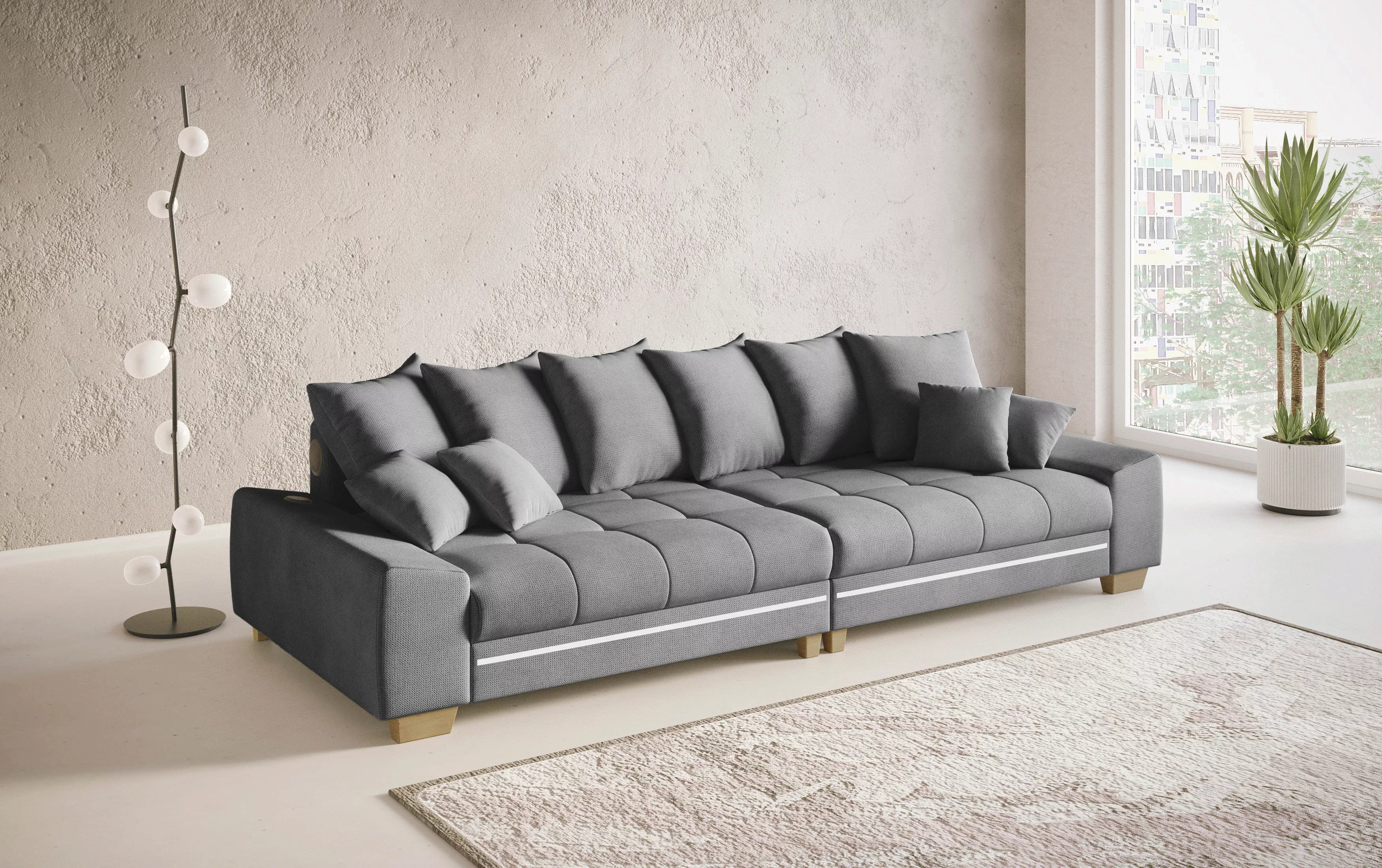 Mr. Couch Big-Sofa "Nikita II", RGB-LED, Bluetooth-Soundsystem, wahlweise m günstig online kaufen