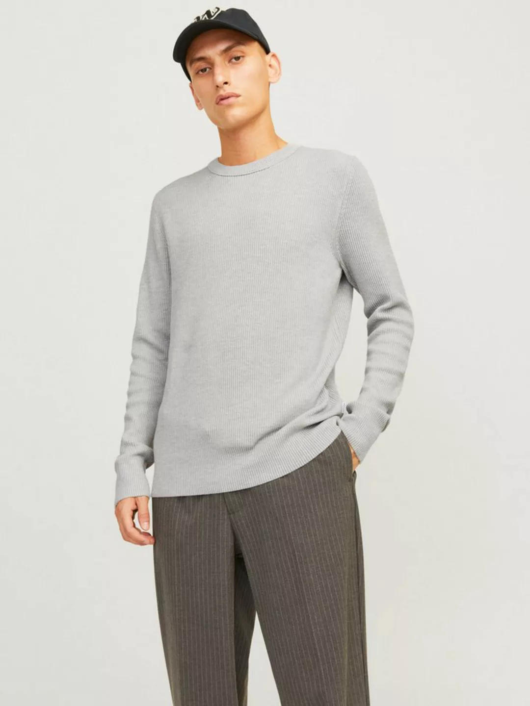 Jack & Jones Rundhalspullover JJEPerfect (1-tlg) günstig online kaufen